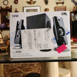 Cyber A Acoustics 18W Powered Speaker System  Model CA-3090