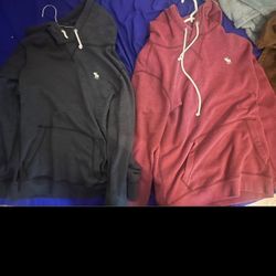 2 Men Hoodie jacket Small Abercrombie & Fitch