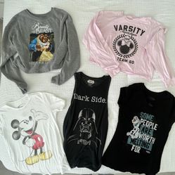 DISNEY TOPS- 2 NWOT 5 Total