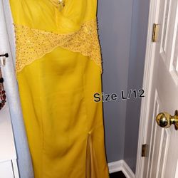 Yello Dress Fits Size 10/12