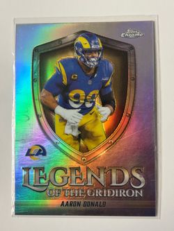 Aaron Donald Topps Chrome Legends of the Gridiron Card