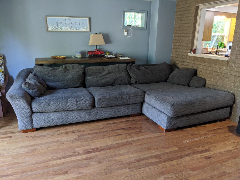 Huge comfy couch / sectional (Price negotiable!)
