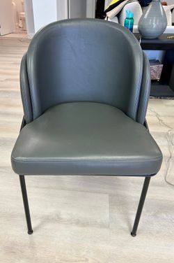 Set of 6 fabulous leather dining chairs from Rove Concepts