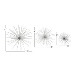 Metal 3D Starburst Decoration