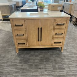 48” Bathroom Vanity In Wood Color