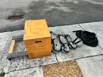 Brute Force sandbags and box jump