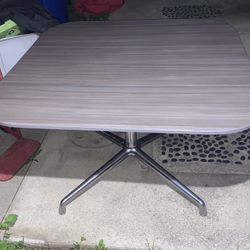 Coalesse 42” Mid-Century Modern Round/Square Table – 26” Height (Made in USA)