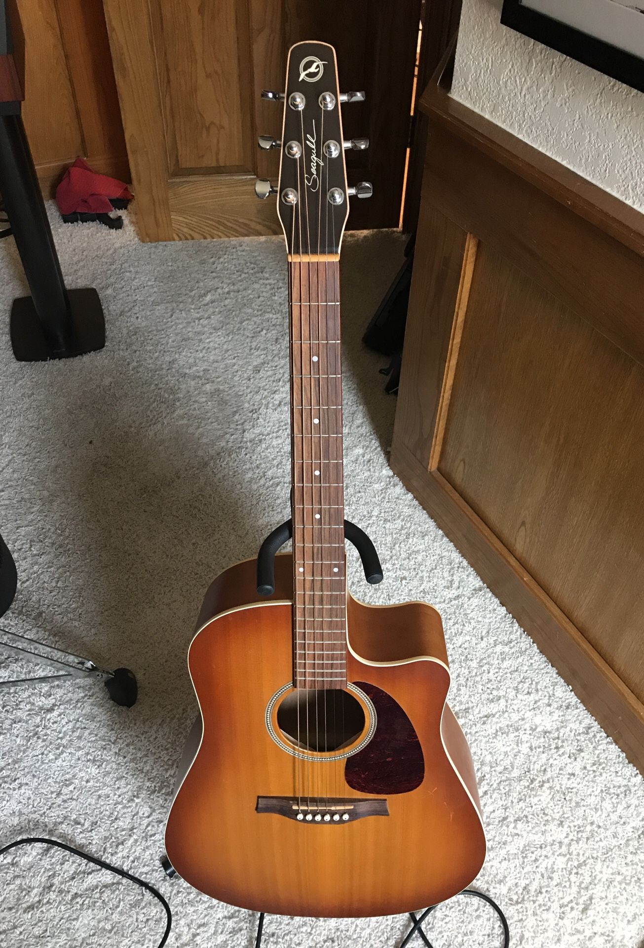 Seagull Entourage Rustic CW QI Acoustic Electric Guitar