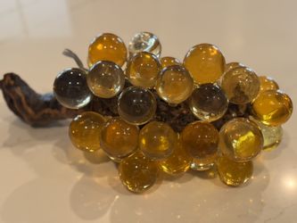 Vintage Glass Grape Cluster