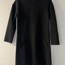 Woman’s Emerson Fry Pernille  Long Sleeve Dress Black Ponte