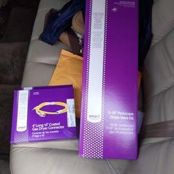 Gas Dryer Connector & Dryer Vent kit