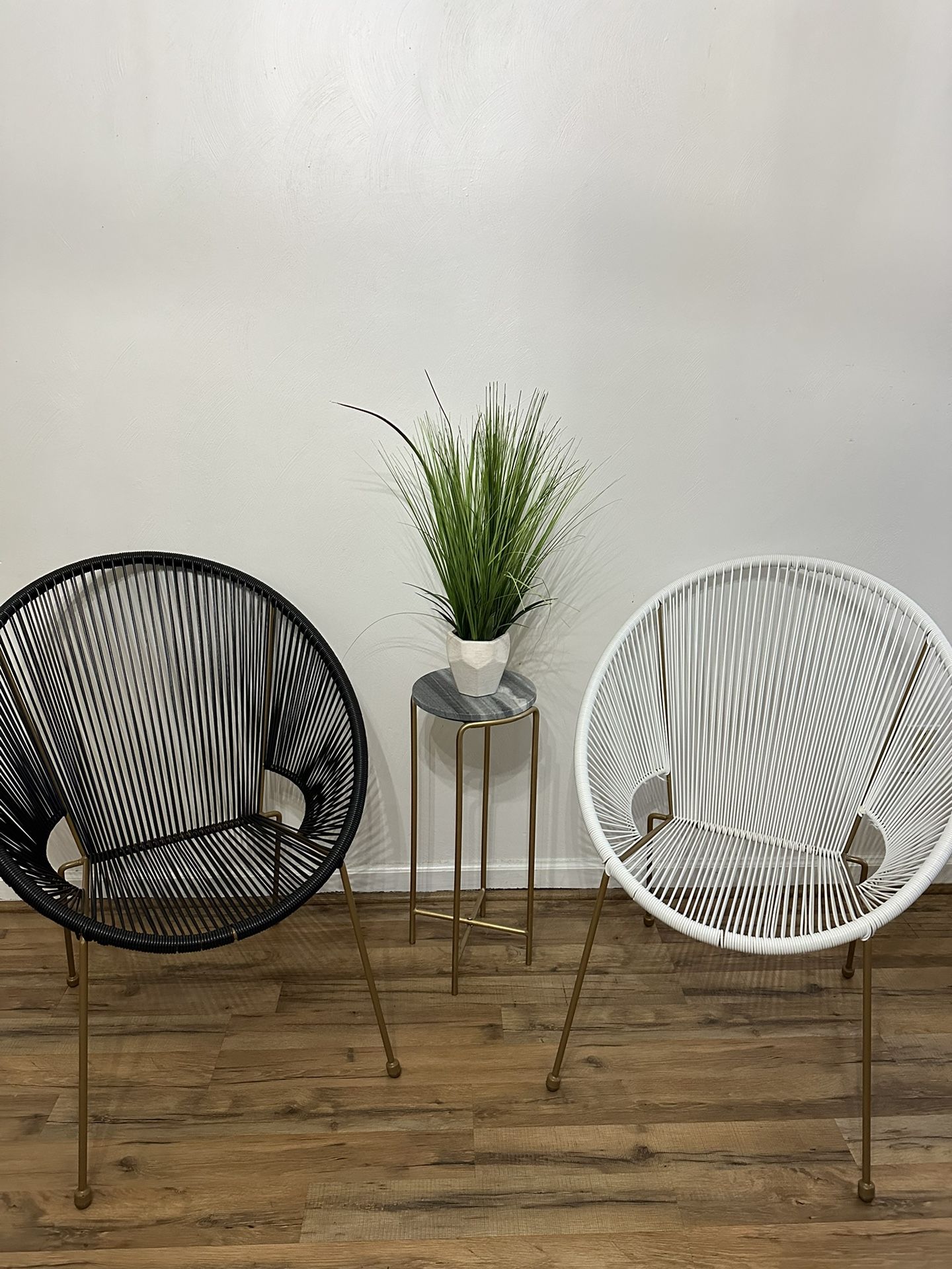 Black And White Acapulco chair -Great Quality