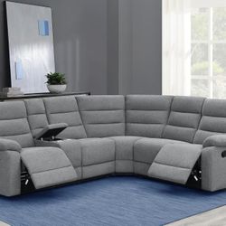 New Sectional Sofa With 2 Recliners