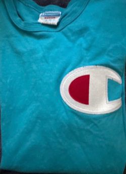 Champion Big C Logo T-Shirt – Adult Medium. Soft  cotton