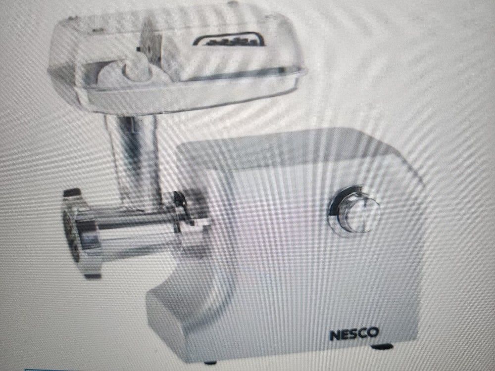Nesco 750 W Stainless Steel Dual Speed Meat Grinder