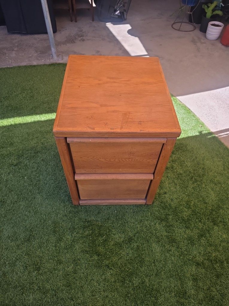 Wooden File Cabinet
