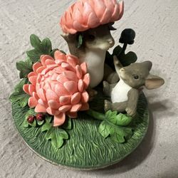 Vintage Mouse Candle Topper “ Charming Tails” By Fits And Floyd