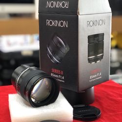 Rokinon Series II Full Frame Telephoto 85mm f/1.4