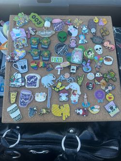 Lot of 65 pins in total