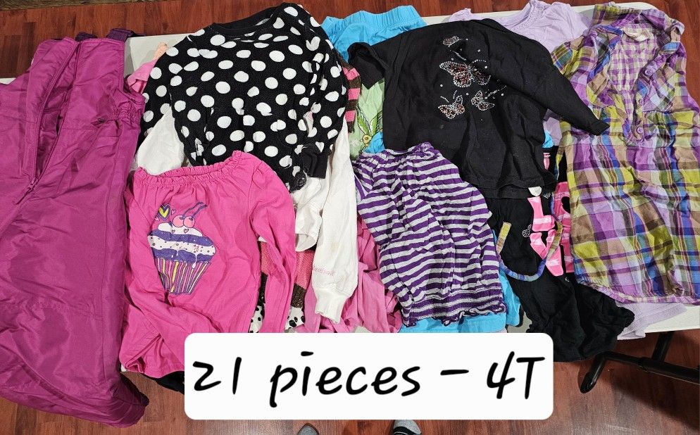 21 Pieces - 4T Clothing
