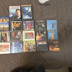 assortment of DVDS