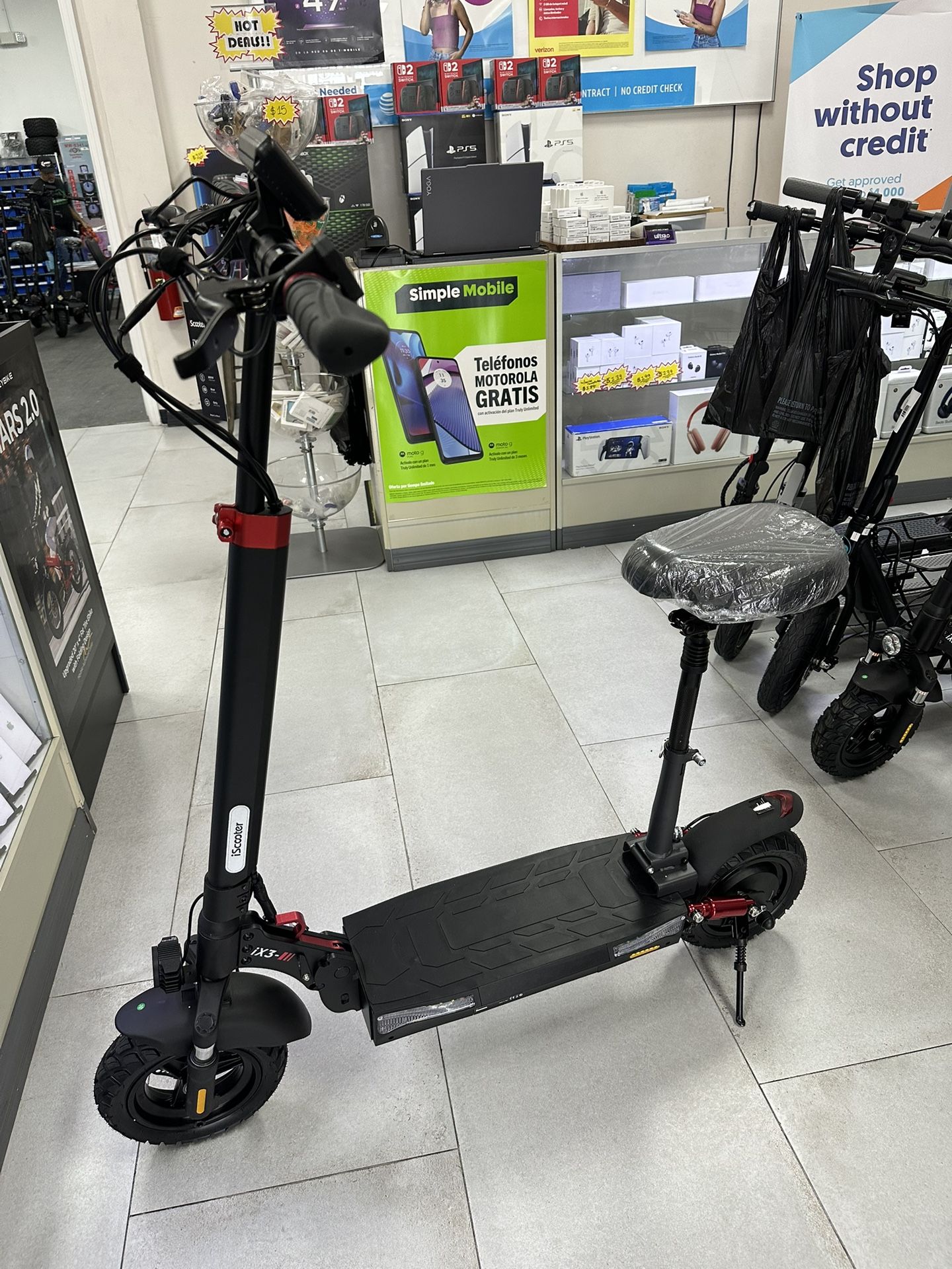 iScooter iX3 25MPH 800Watts! Finance For $50 Down Payment!!
