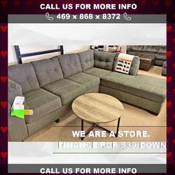 New Charcoal Sectional Sofa L-shaped couch Sala $39 down