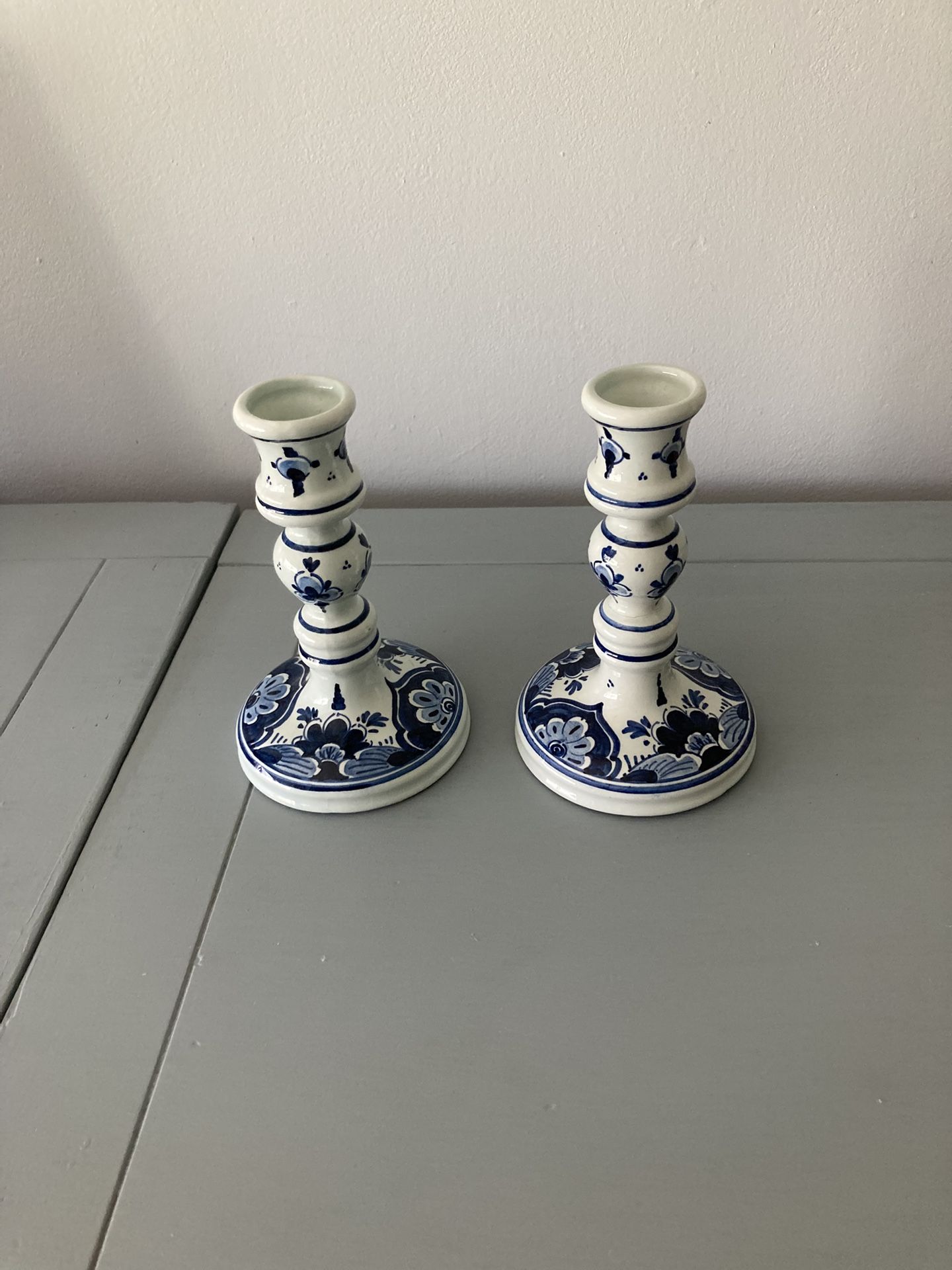 Delft Candlesticks