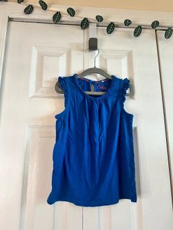 Boden royal blue tank, size 6-7