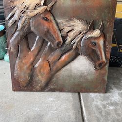 Metal Art Horse
