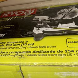 15 Amp 10 in. Corded Sliding Compound Miter Saw with LED Cutline Indicator