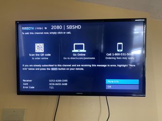 Samsung LED TV 39”