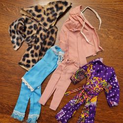 Vintage Hand-Made Barbie Clothes Lot