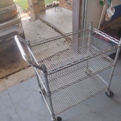 Three Row Rolling Utility Basket