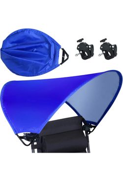 New  Beach Chair Canopy Foldable Chair Umbrella Sun Shade Attachment for Beach Camping Fishing Lounge Tanning Zero Gravity Chair