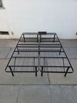 Foldable Metal Full-Size Bed Base