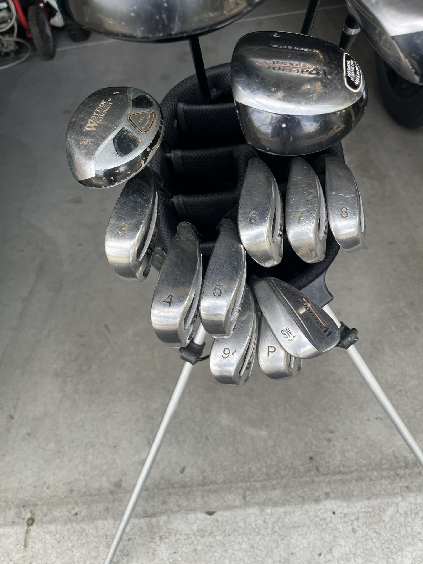 Right Handed Golf Club Warrior Set