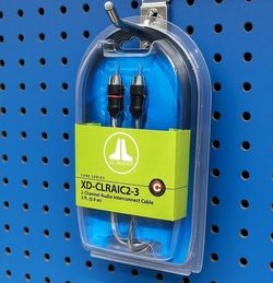 2-Channel 3 Ft. RCA Cable JL Audio XD-CLRAIC2-3 Core Audio Interconnect Pure OFC Copper Conductors