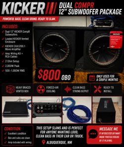 Subwoofer Package.