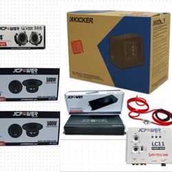 New Bass Package Deal Kicker L7s 10” With Speakers And Tweeters 