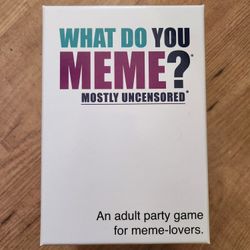 "What Do You Meme?" Card Game