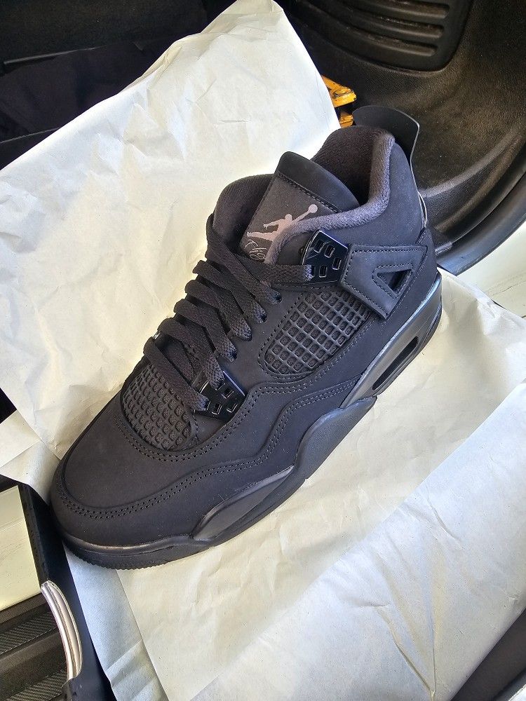 Black Cats 4s 6.5youth Air Jordan Retro