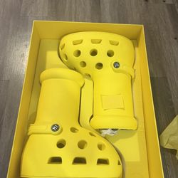 The MSCHF X Crocs Big Red Boot (Yellow)