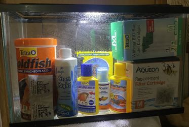 Fish Tank & Accessories! 30$