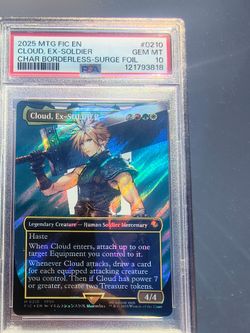 Surge foil Cloud Ex Soldier PSA 10
