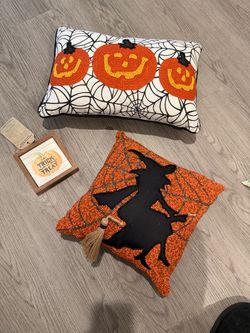 Halloween Decorative Throw Pillows Set of 2