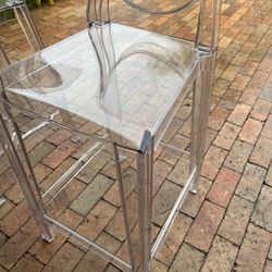Kartell  Clear Counter Stools  - Set Of 2