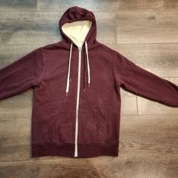 Independent Trading Co. EXP90SHZ Unisex Sherpa-Lined Hooded Sweatshirt.  good condition , one size