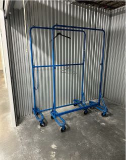 Heavy-Duty Industrial Garment Racks – 2 for $70