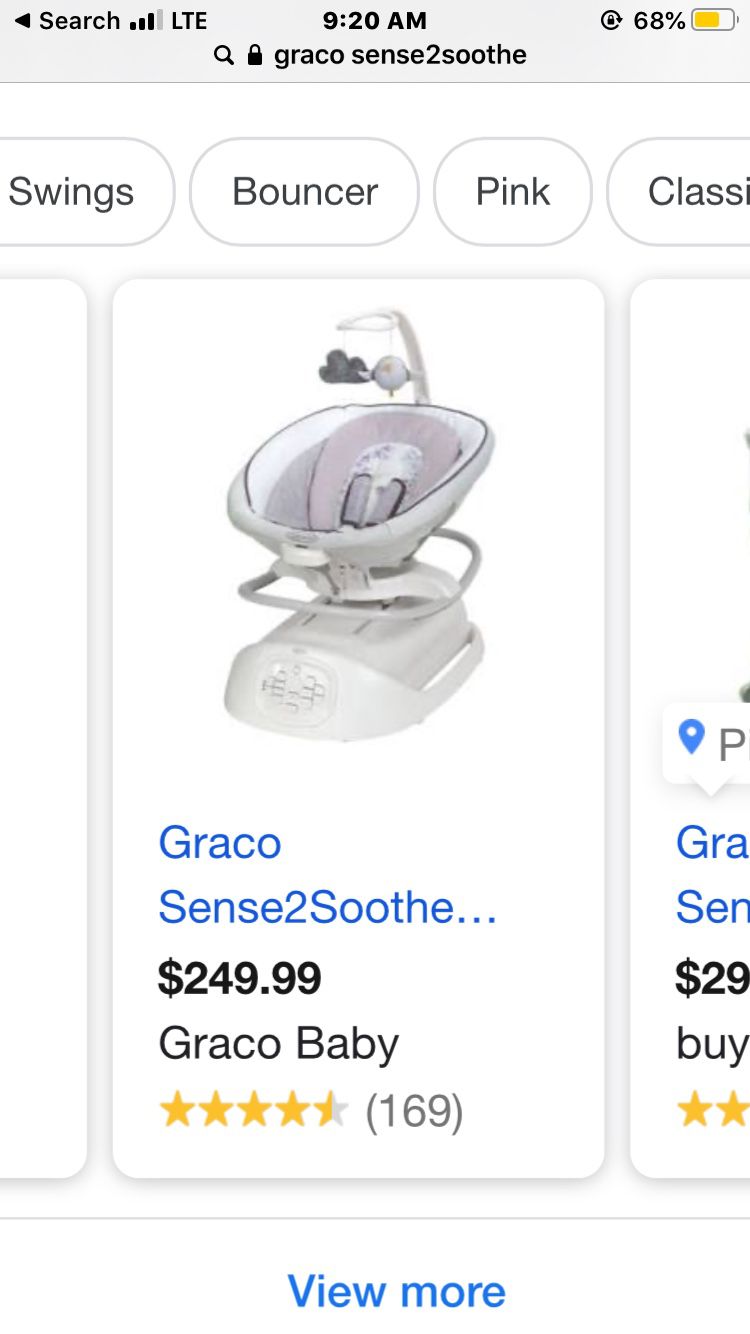 Graco sense2soothe w/cry technology